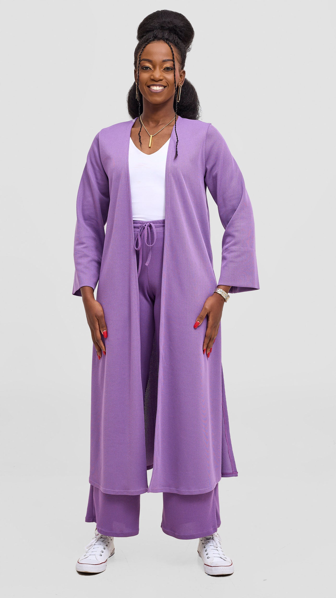 Vivo Ria Pants & Waterfall Set - Lilac