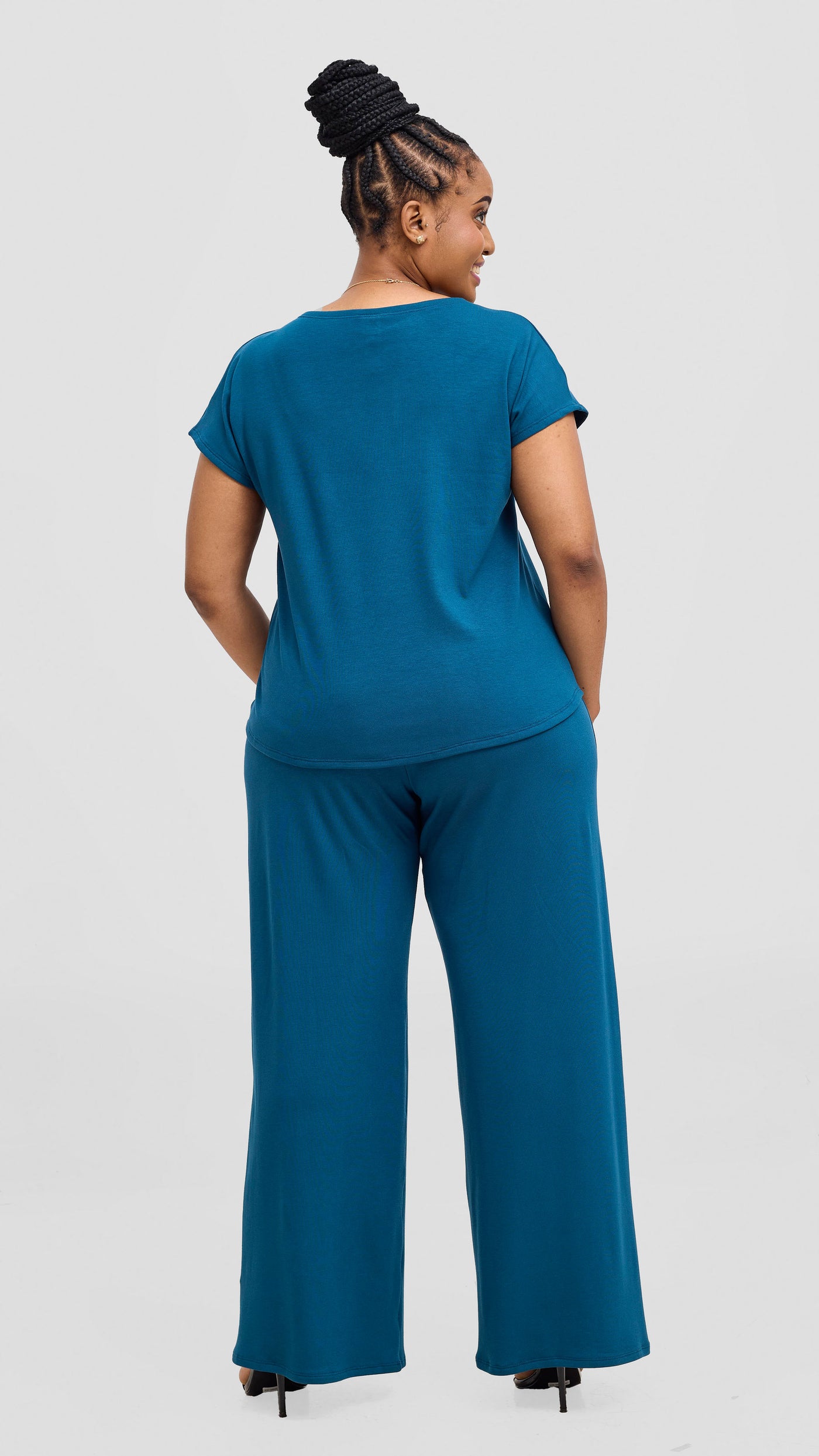 Vivo Ria Drop Shoulder Top - Teal