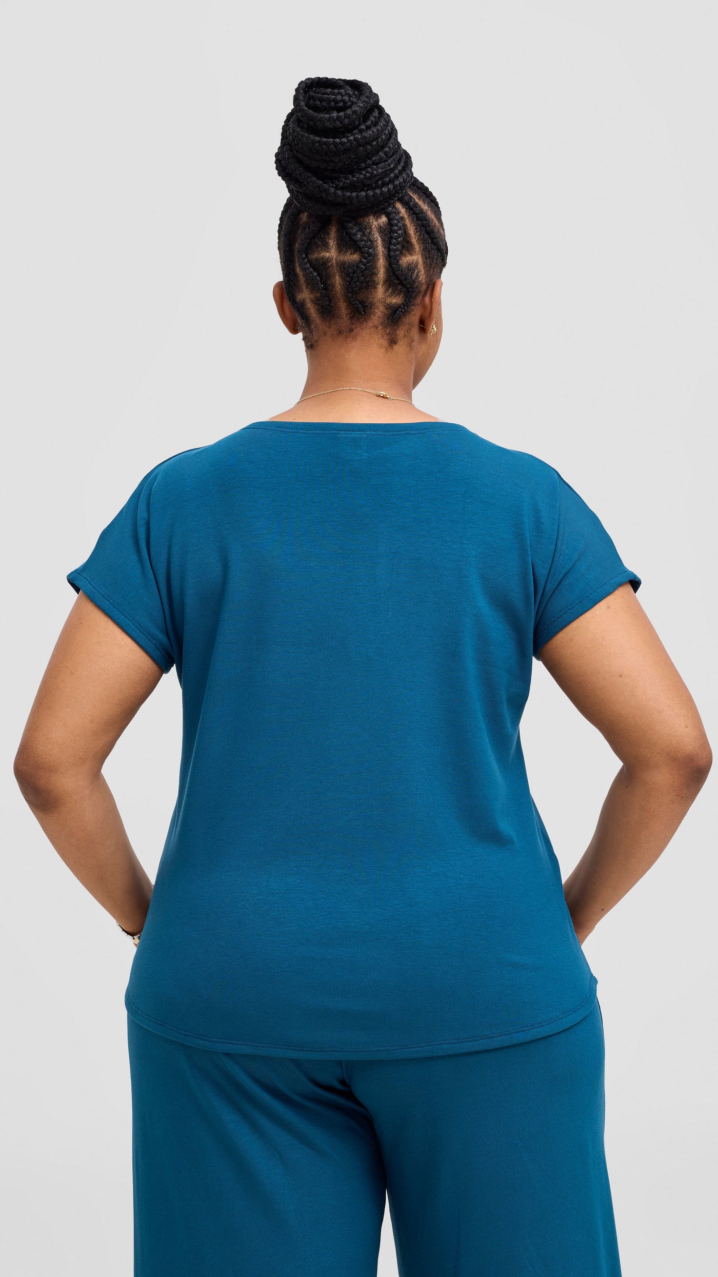 Vivo Ria Drop Shoulder Top - Teal