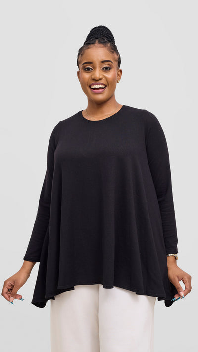 Vivo Tanda Loose Sweater - Black