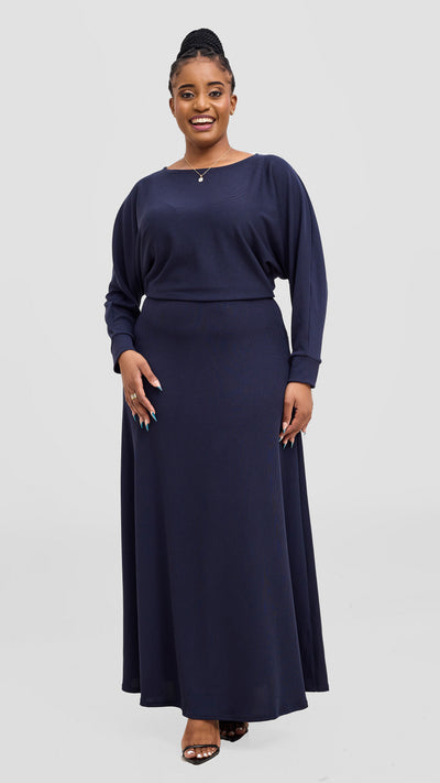 Vivo Tanda Skirt & Top Set - Navy