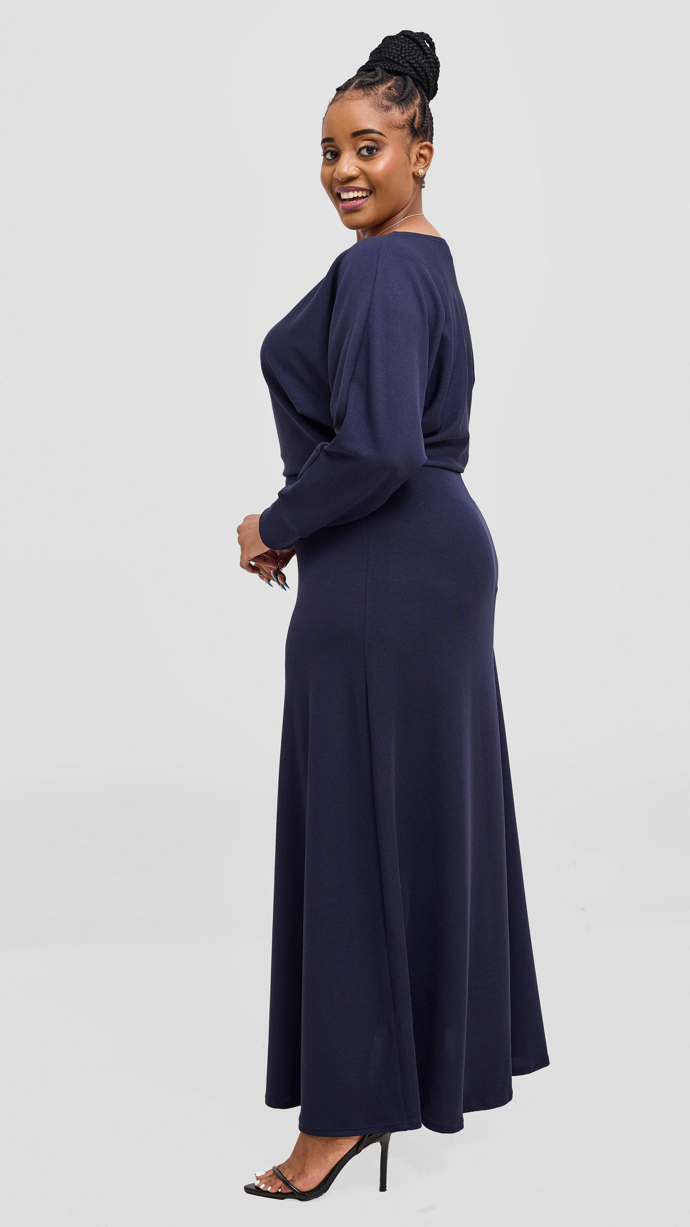 Vivo Tanda Skirt & Top Set - Navy