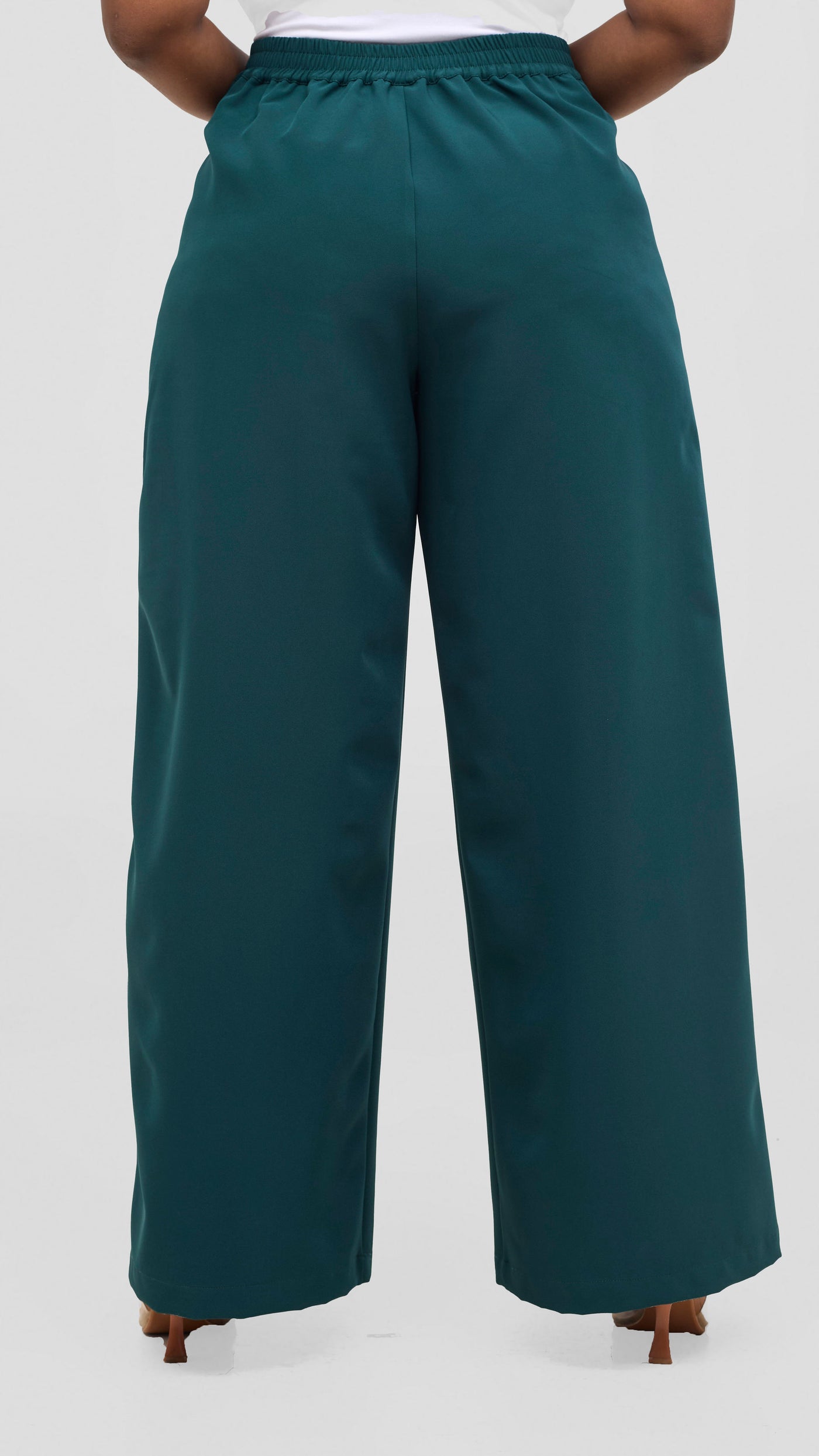 Vivo Nora Wide Leg Pants - Dark Green