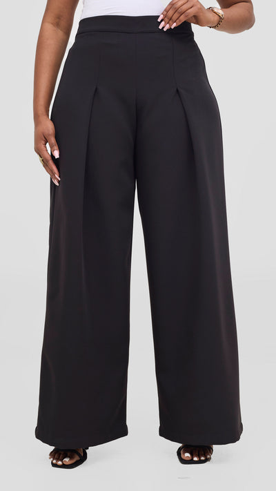 Vivo Nora Wide Leg Pants - Black