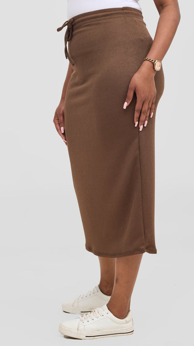 Vivo Safa Skirt - Dark Taupe
