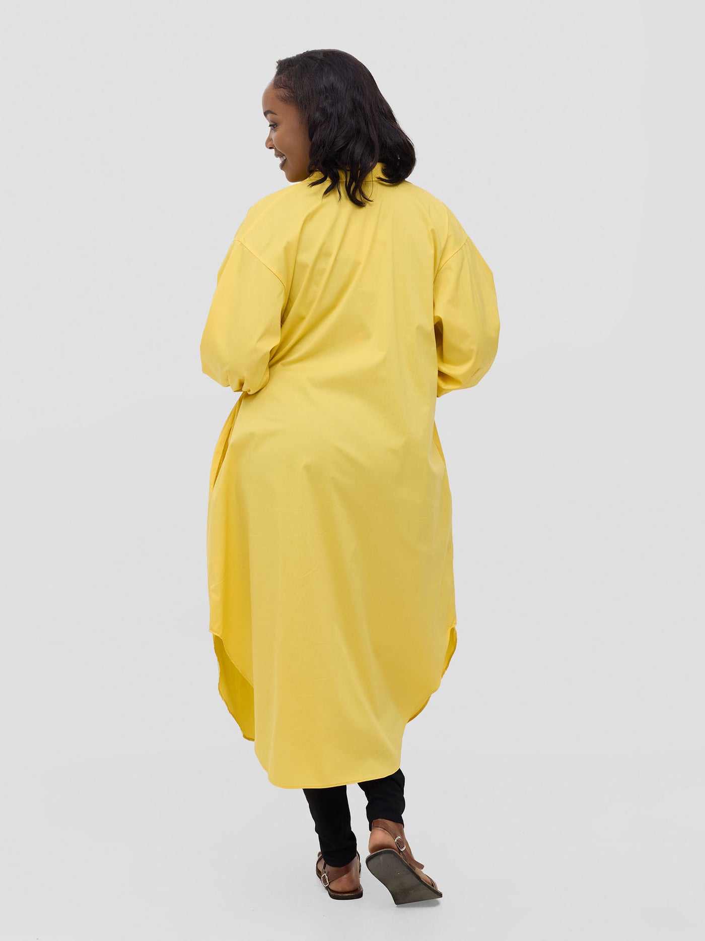 Safari by Vivo Mansi Bishop Sleeve Shacket - Mustard