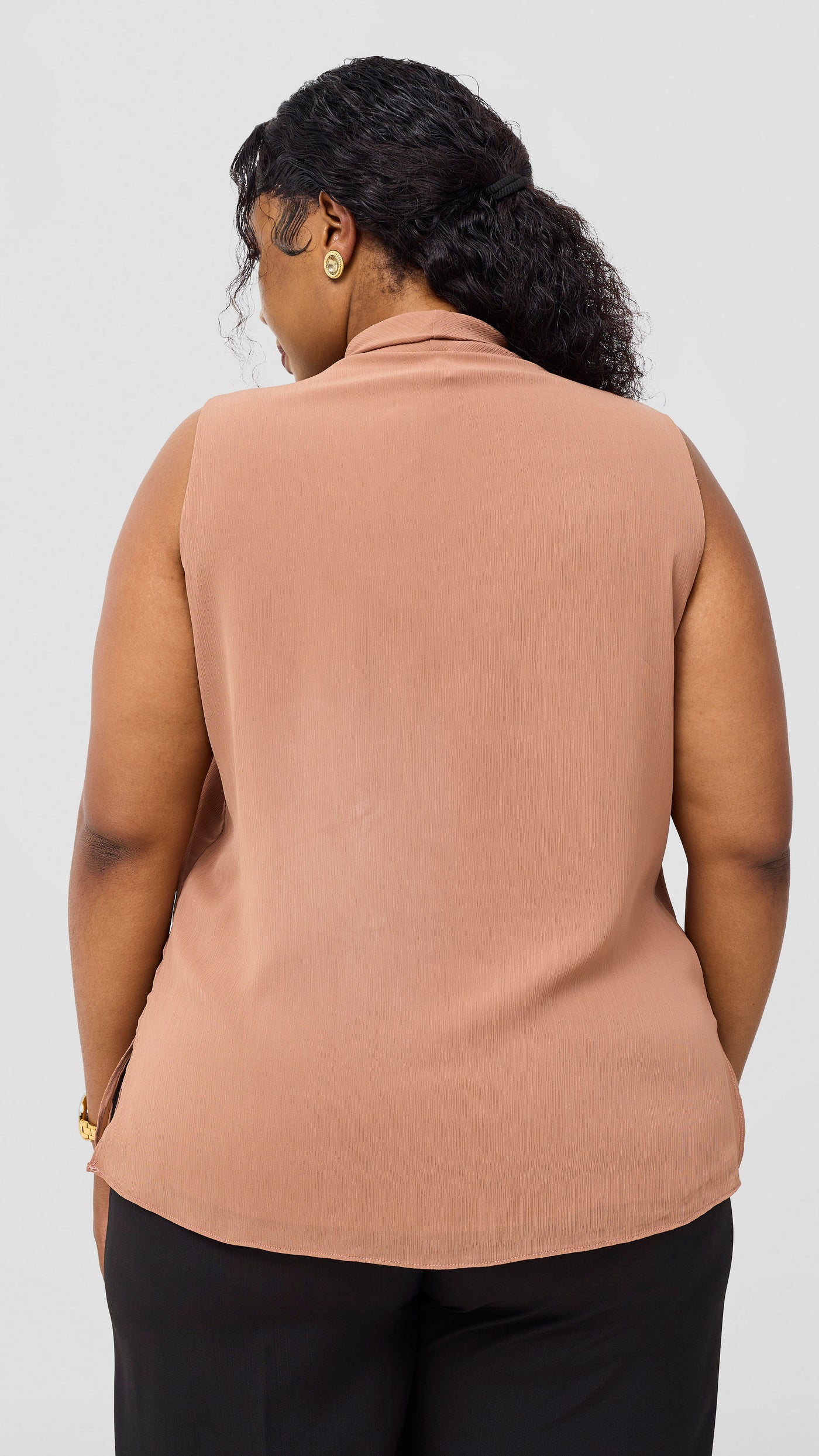 Vivo Niari Sleeveless Top - Brown