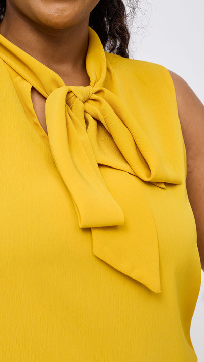 Vivo Niari Sleeveless Top - Light Mustard