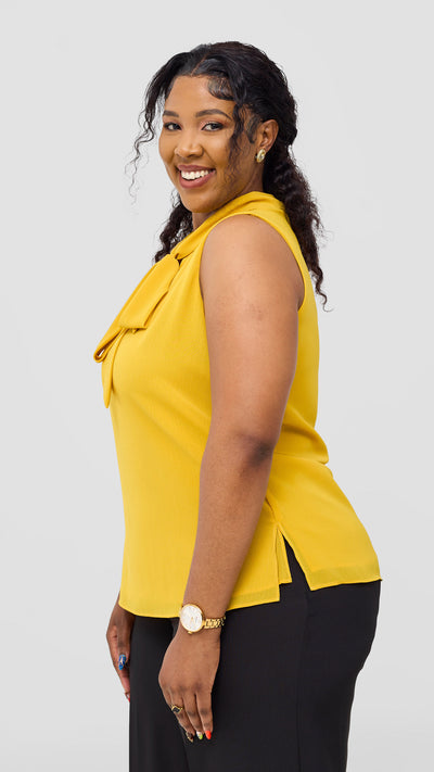 Vivo Niari Sleeveless Top - Light Mustard