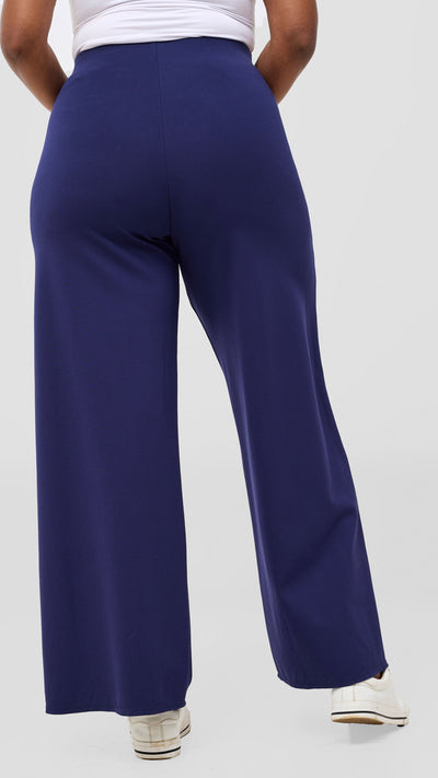 Vivo Kani Wide Leg Pants - Navy