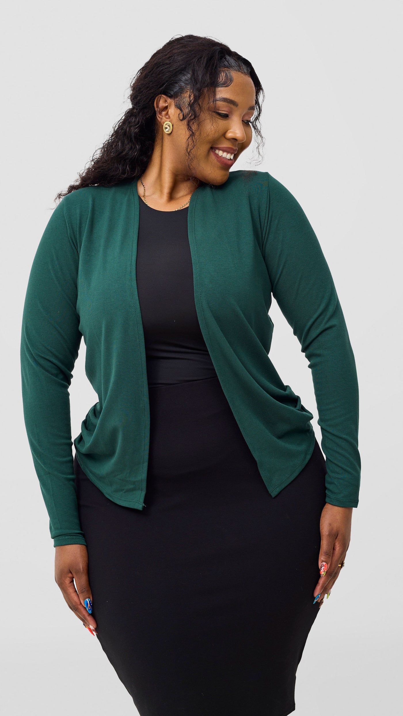 Vivo Basic Sienna Waterfall - Dark Green