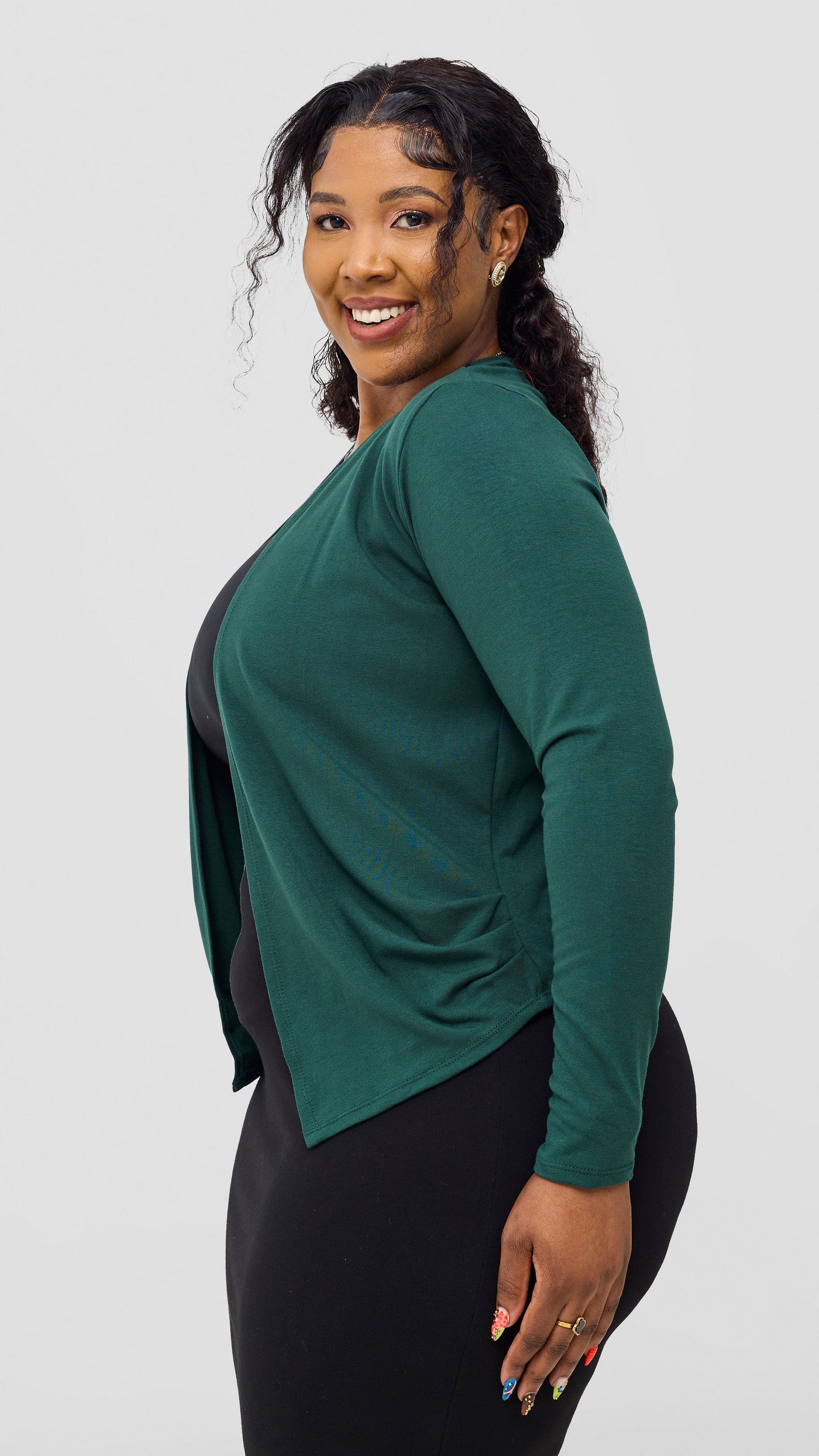 Vivo Basic Sienna Waterfall - Dark Green