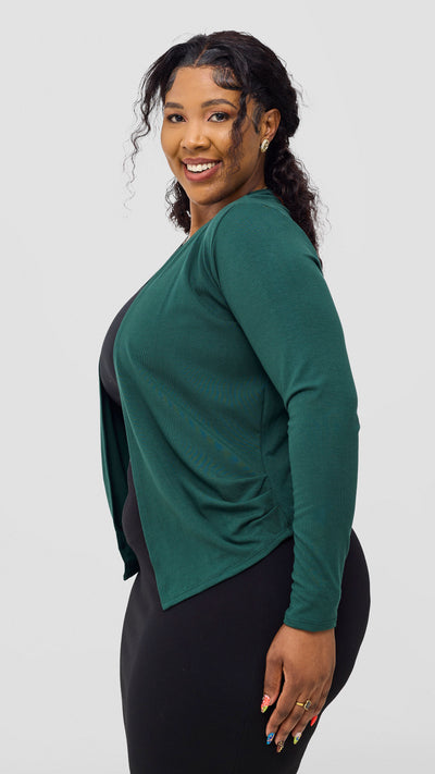 Vivo Basic Sienna Waterfall - Dark Green