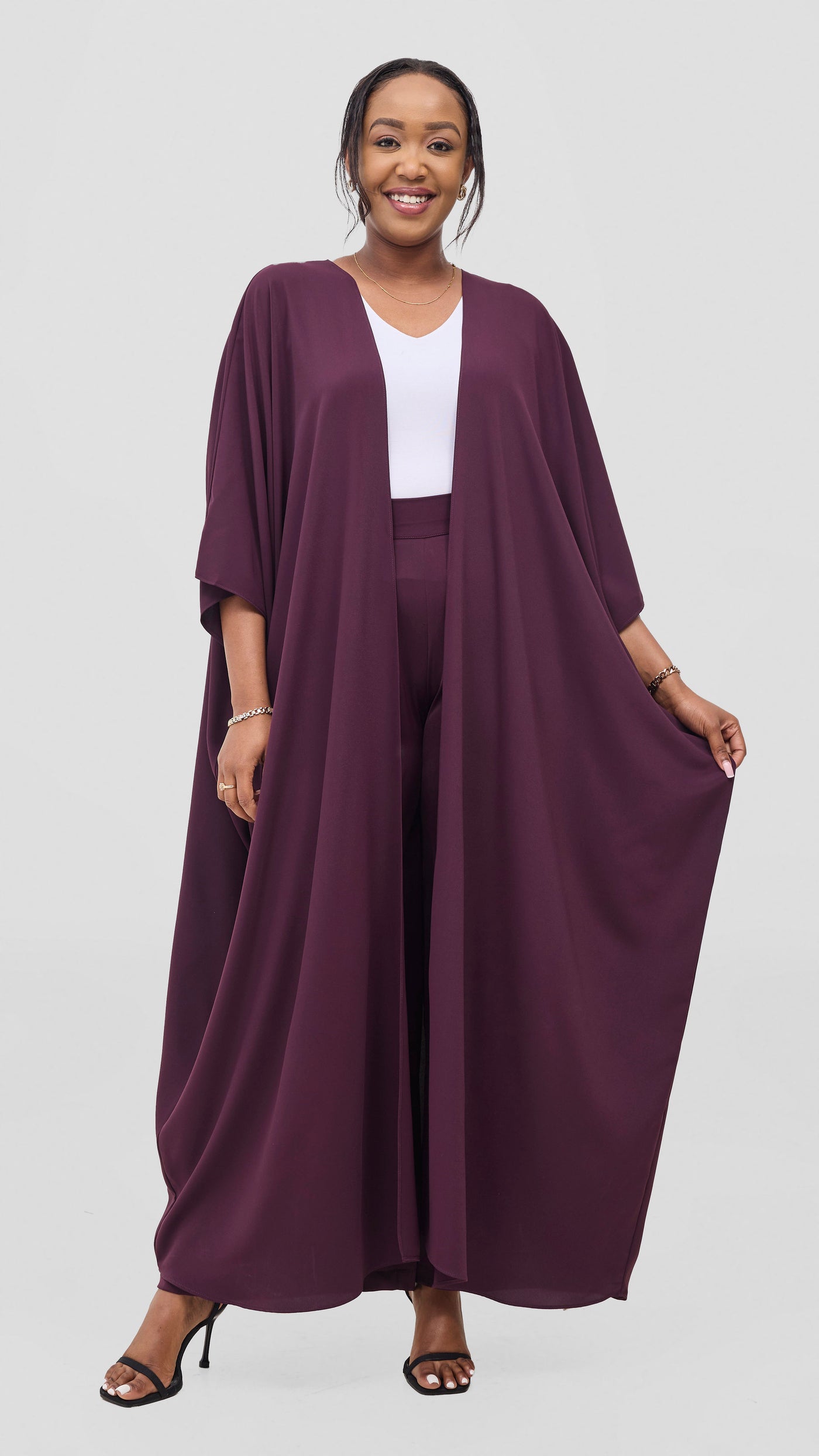 Vivo Ayla Maxi Kimono - Mulberry