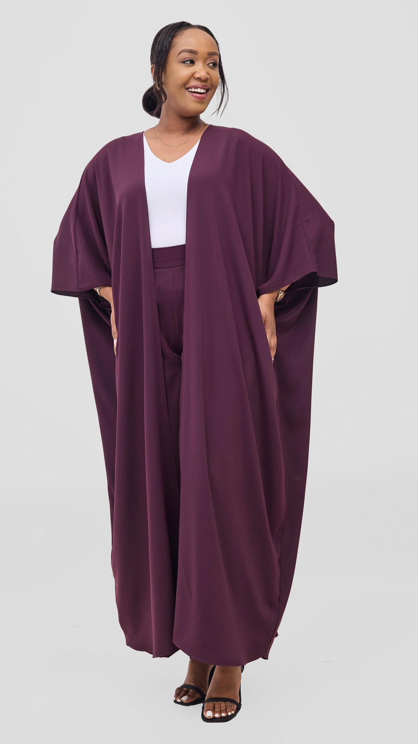 Vivo Ayla Maxi Kimono - Mulberry