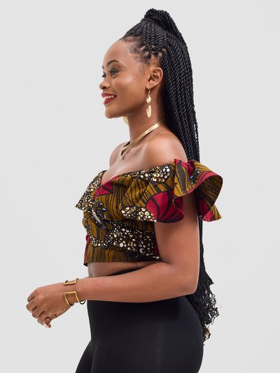 Vivo 2-Way Wrap Top - Sipo Print
