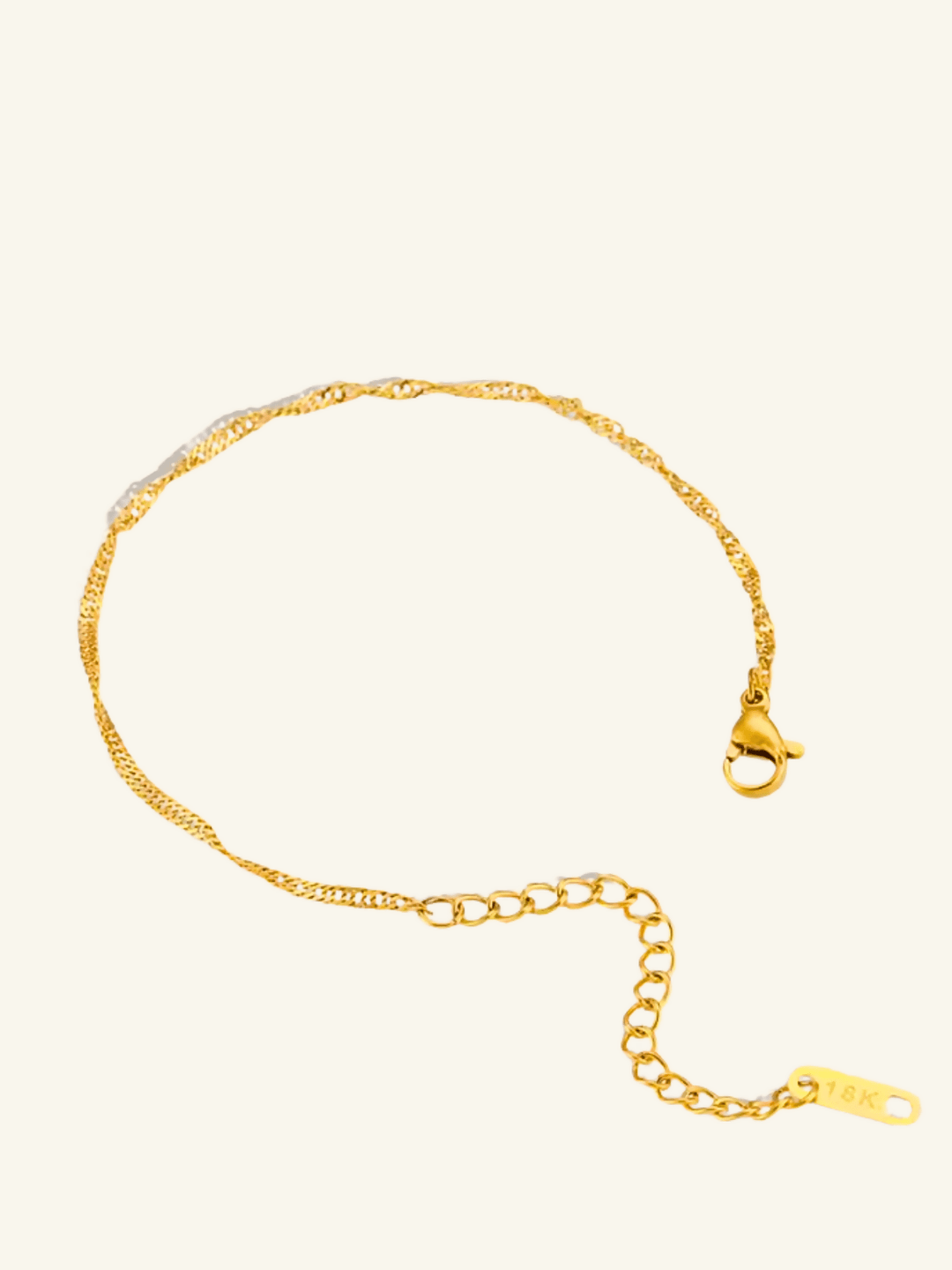 Resal Necklace/Bracelet Set - Gold - Shopzetu