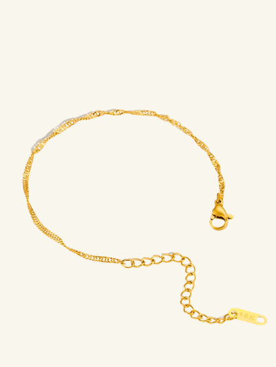 Resal Necklace/Bracelet Set - Gold - Shopzetu