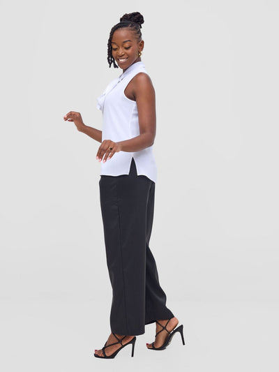 Vivo Niari straight leg Pants - Black - Shopzetu