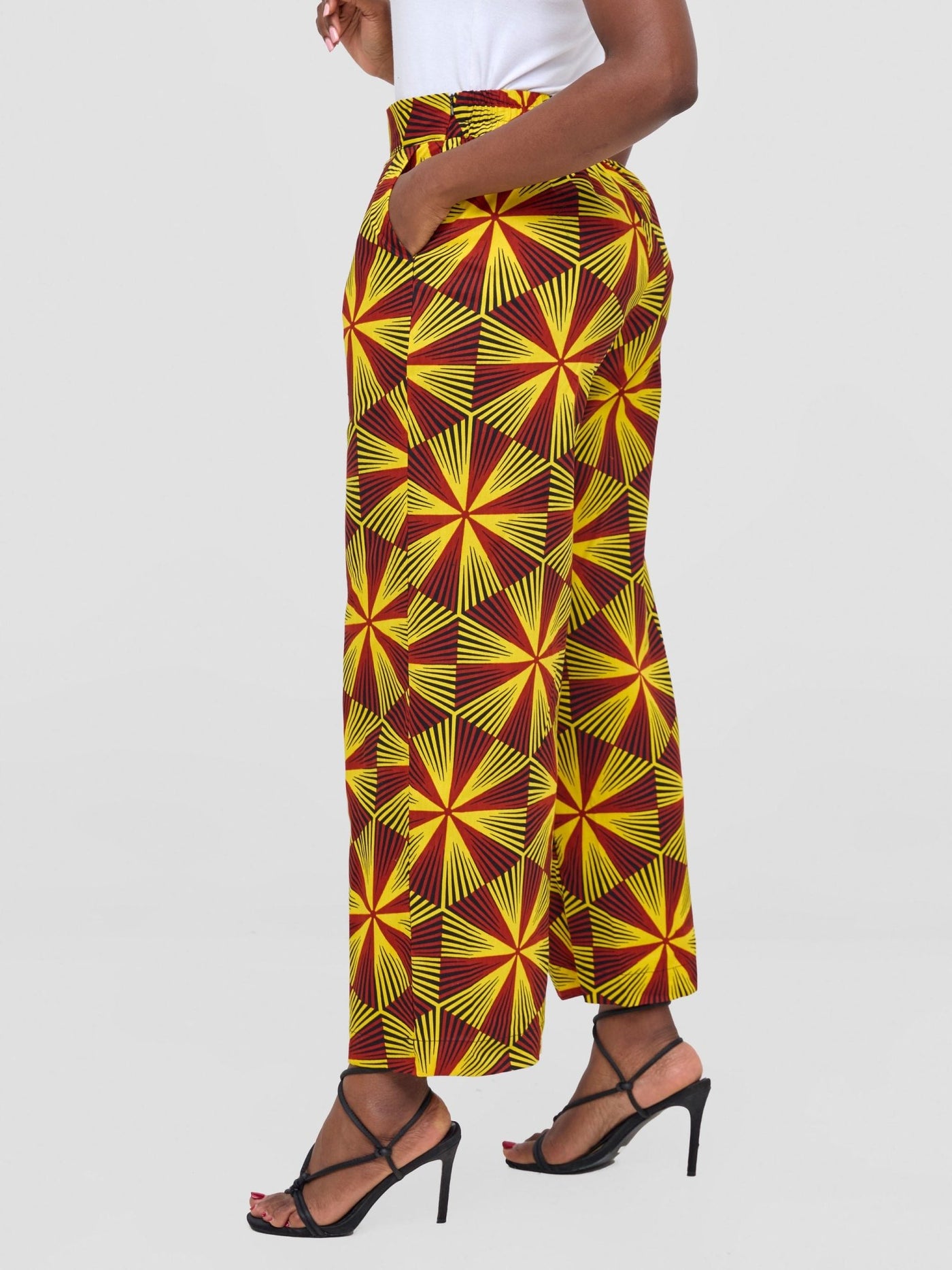 Vivo Kitenge Wide Leg Pants - Juja - Shopzetu