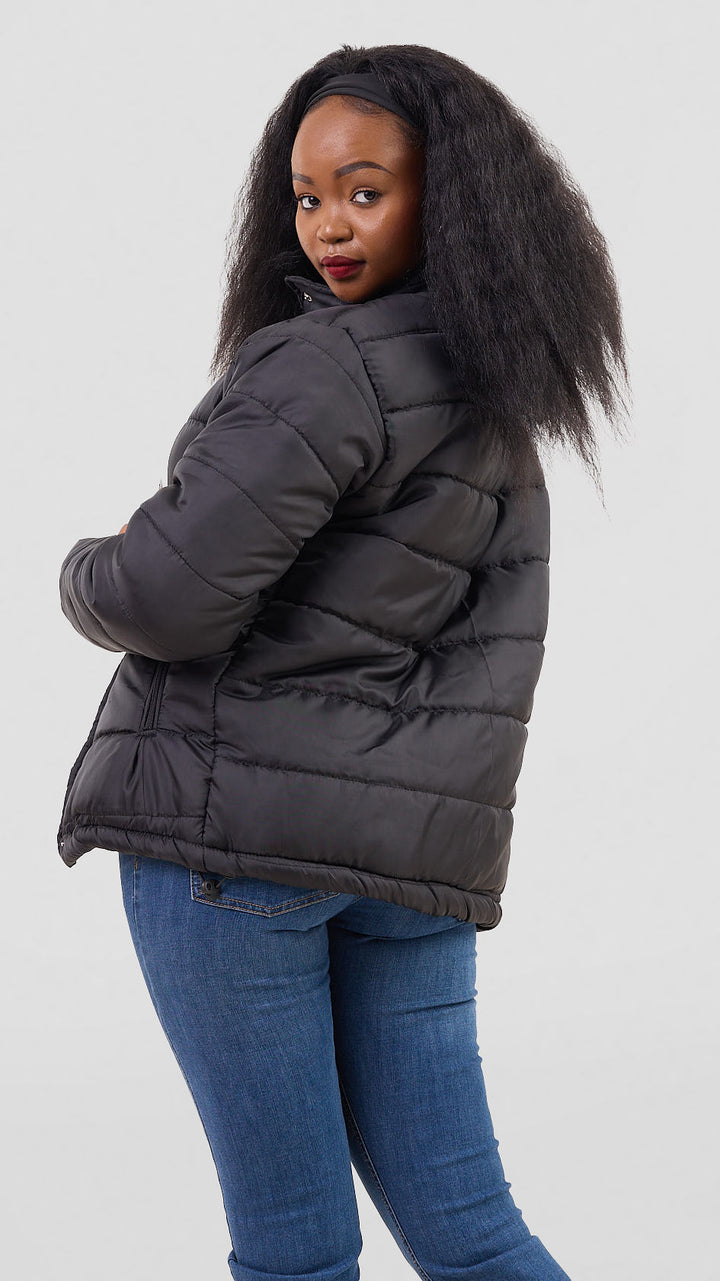 Timyt Urban Wear Chill Guard Puff Jacket - Black