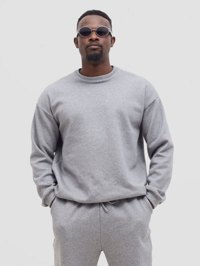 Zoya Yuni Men's Sweatshirt - Grey - Shopzetu