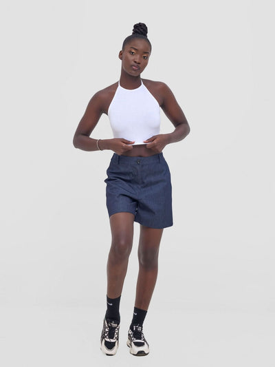 Zoya Nia Cargo Shorts - Black - Shopzetu