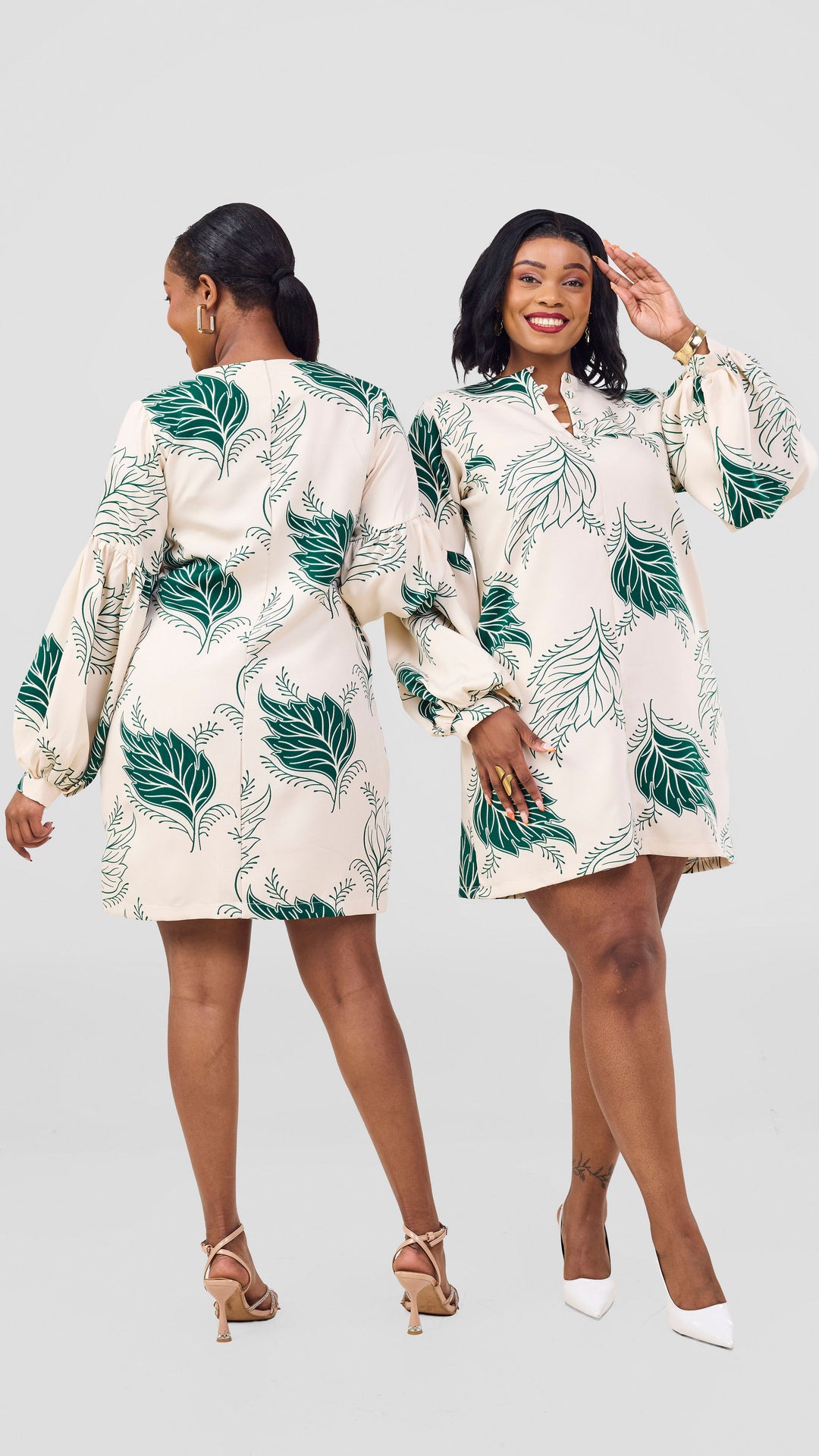 Phyls Collections Lina Dress - Green