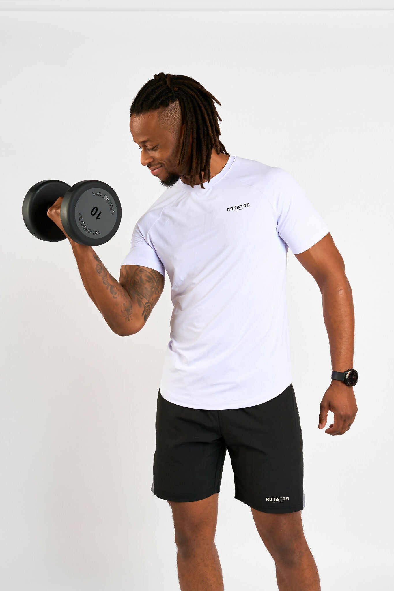 Rotator Active Wear Sports T-Shirt - White - Shopzetu