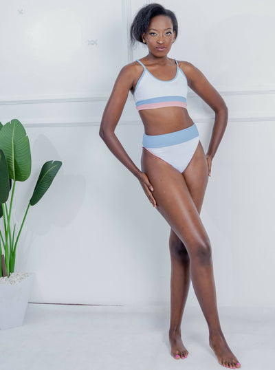 Shells Attic Swimwear Suit Bikini - White - Shopzetu