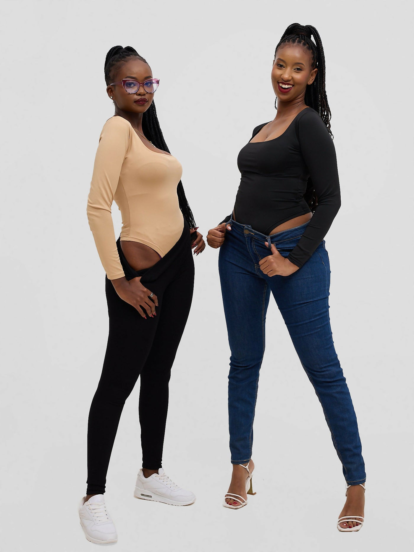 The Fashion Frenzy Bodysuit - Khaki - Shopzetu