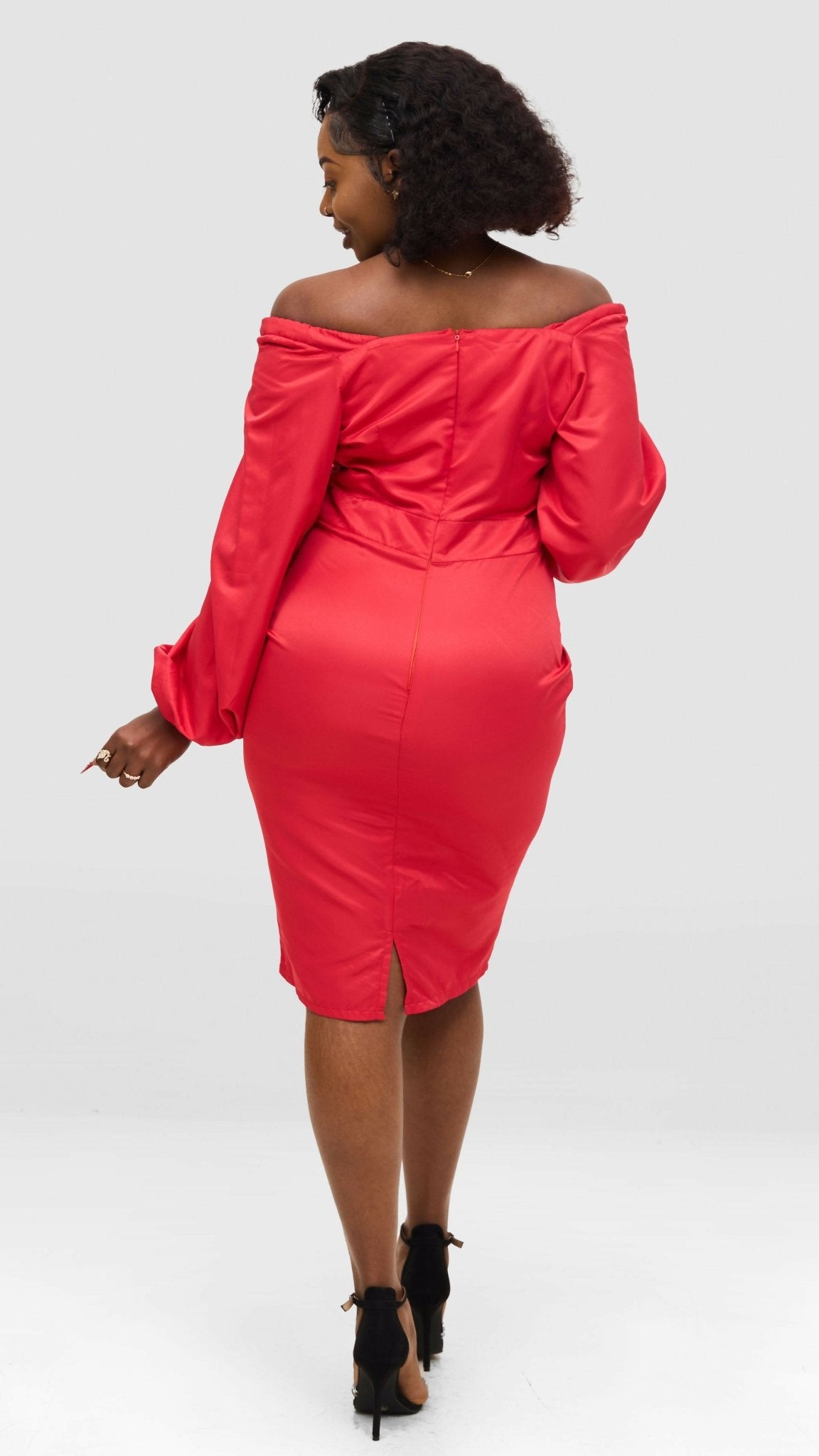 Magali Designs Nova Dress - Red - Shopzetu