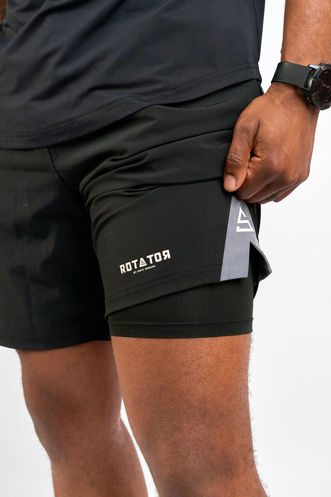 Rotator Active Wear Men's Short - Black - Shopzetu
