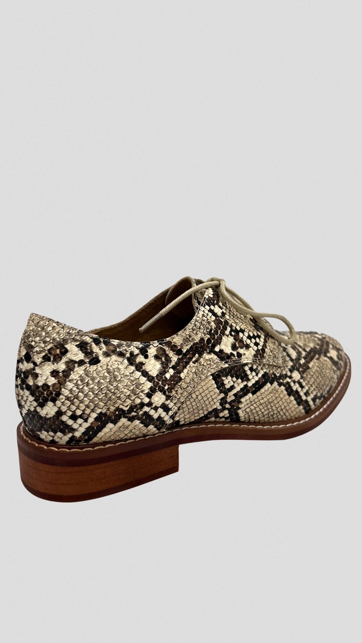 Julz Lionel Snake Heel - Snake Print - Shopzetu