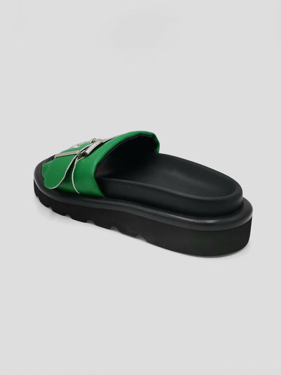 Julz Kyle Green Sandal - Green - Shopzetu