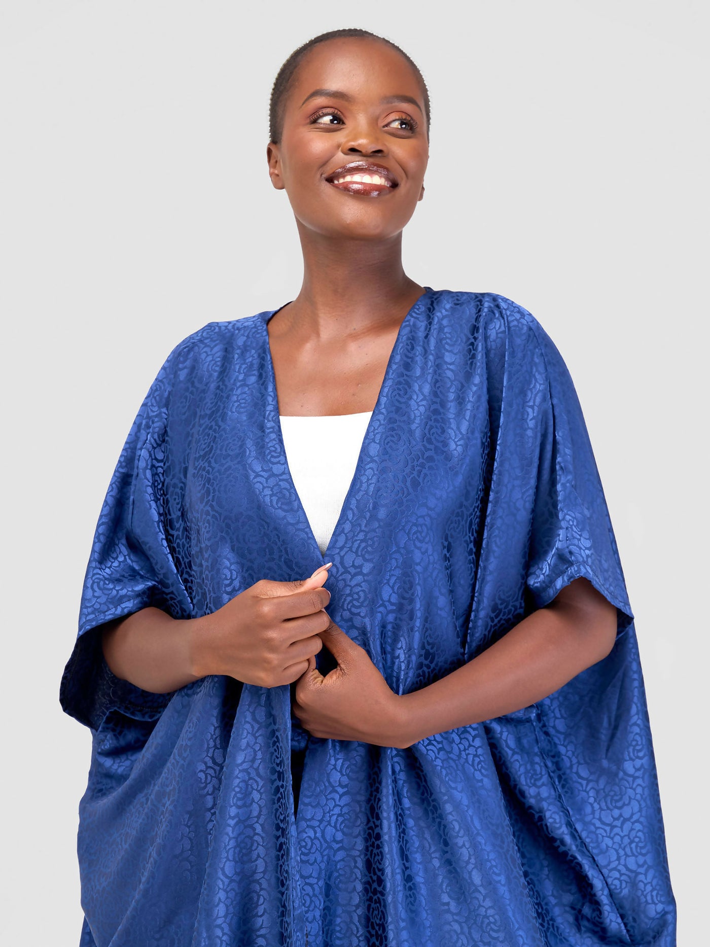 Sultana Classy Two Piece Kimono - Blue