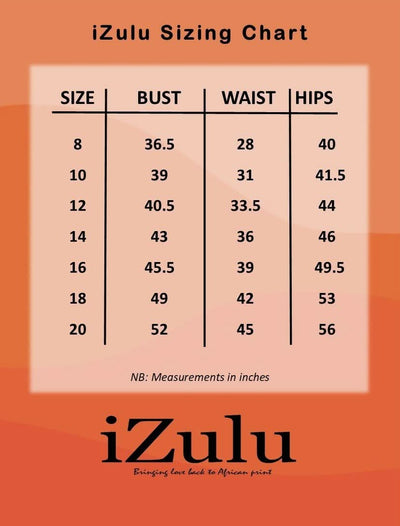 Izulu Elerai Blazer - Blue - Shopzetu