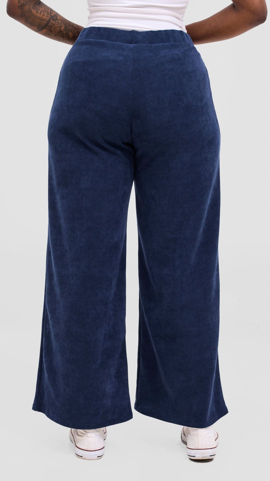 Vivo Selah Straight Leg Pants - Navy - Shopzetu