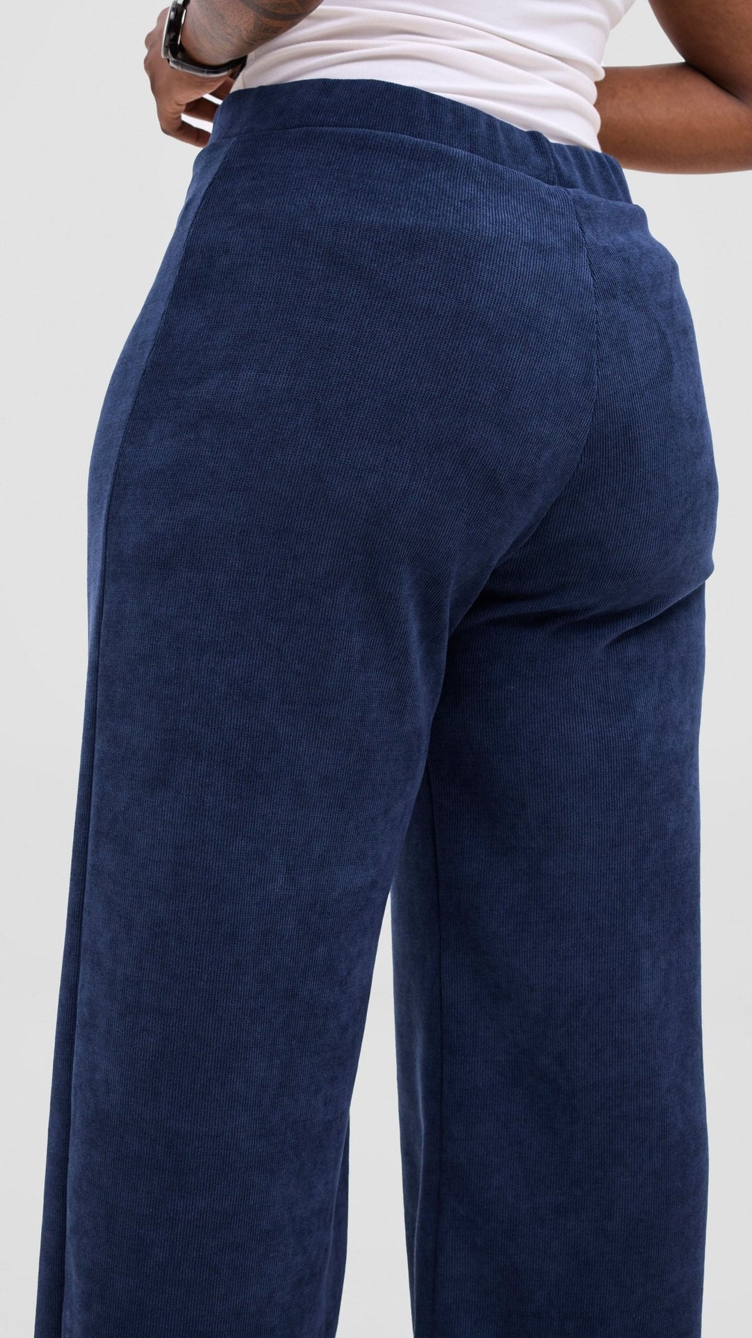 Vivo Selah Straight Leg Pants - Navy - Shopzetu
