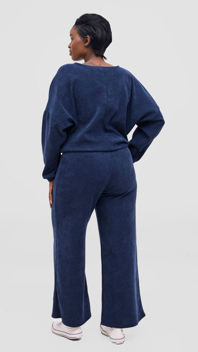 Vivo Selah Dolman Top - Navy - Shopzetu