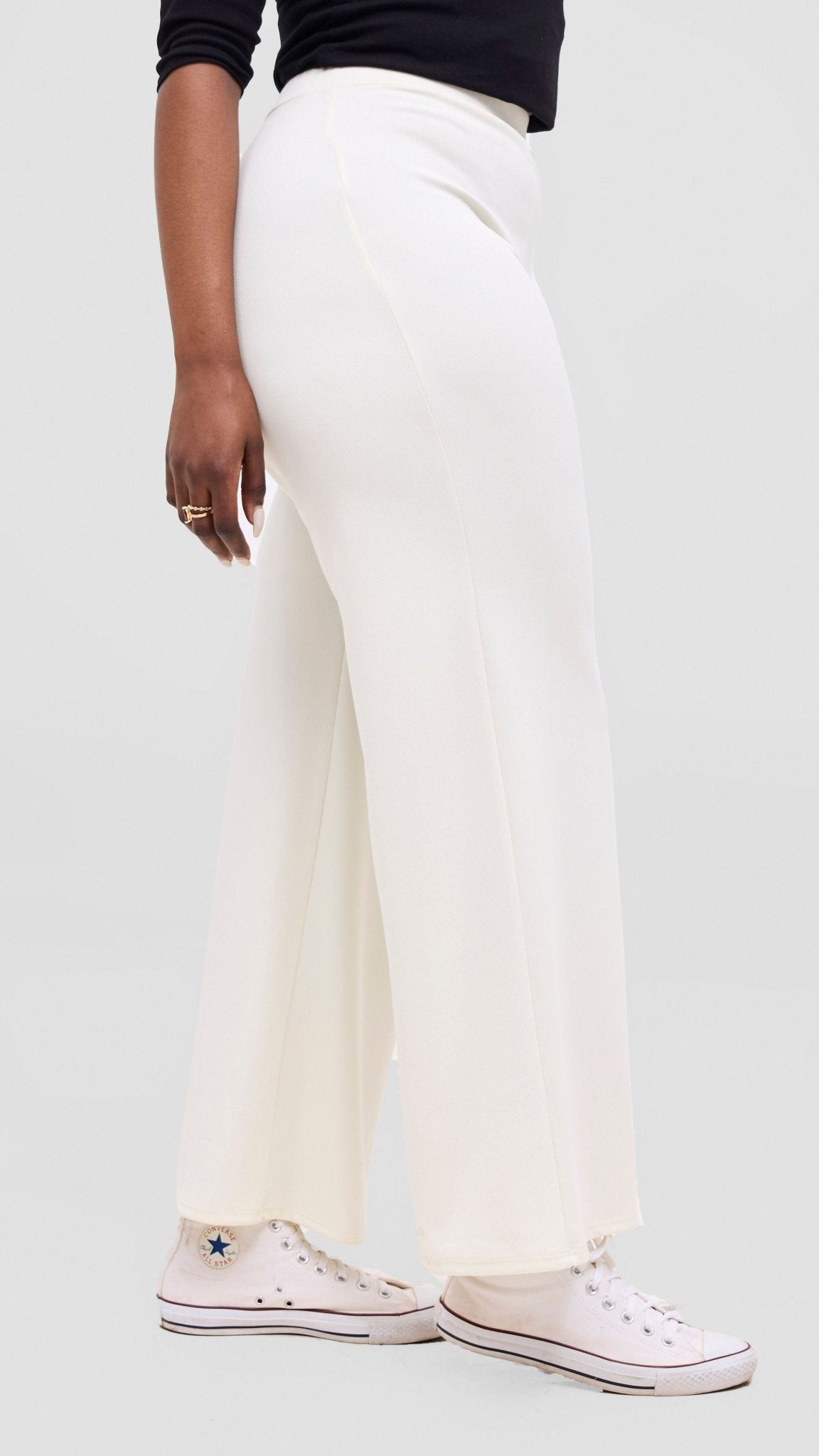 Vivo Selah Pallazo Pants - Buttermilk - Shopzetu