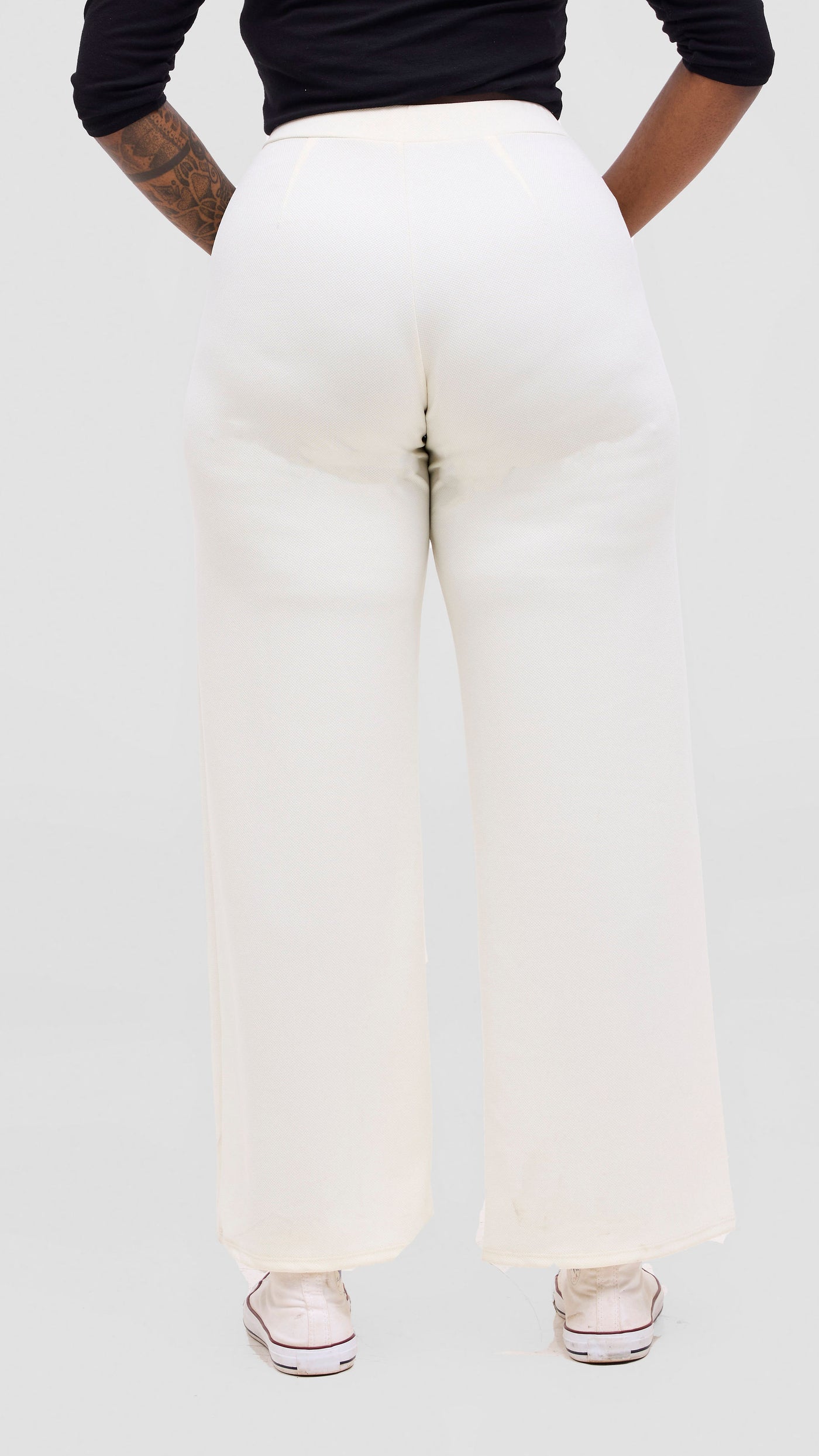 Vivo Selah Pallazo Pants - Buttermilk