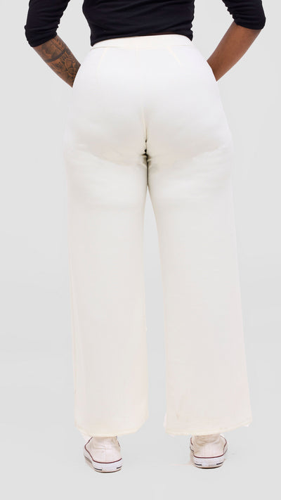 Vivo Selah Pallazo Pants - Buttermilk