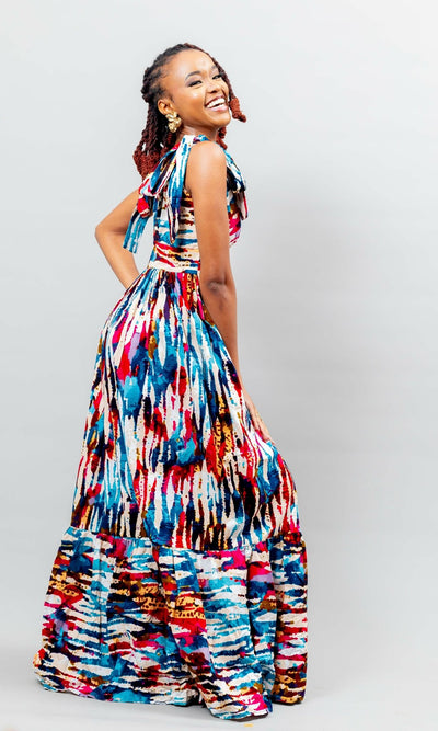 Afriwia Subira Dress - Ankara - Shopzetu