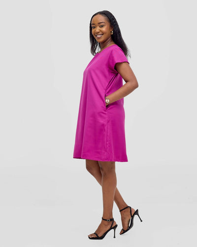 Kakiba Collections Zipporah Dress - Purple - Shopzetu