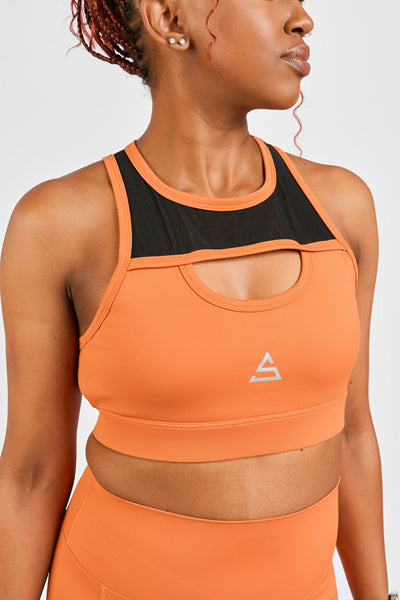 Rotator Active Wear Sports Bra - Orange - Shopzetu