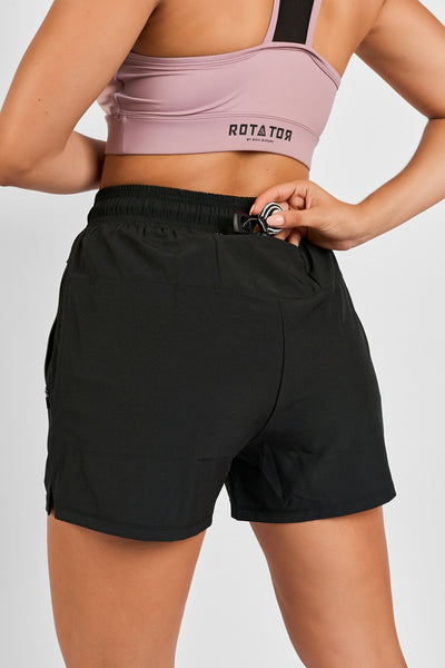 Rotator Active Wear Women's Active Short - Black - Shopzetu