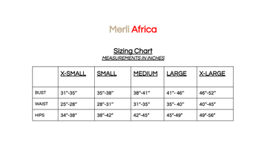 Merli Africa Hera Wrap Top - Black - Shopzetu