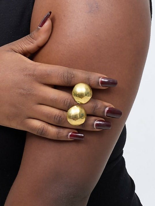 Purely Brass Taraji Ring - Brass - Shopzetu