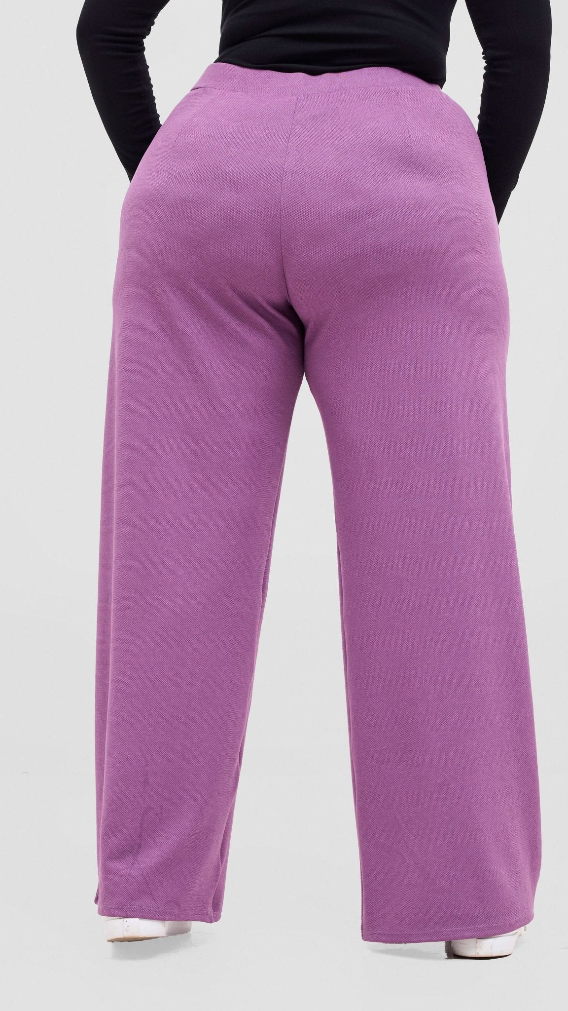 Vivo Selah Pallazo Pants - Lilac - Shopzetu